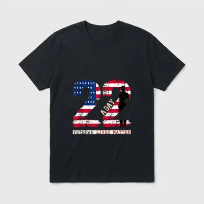 Veteran Mental Health Awareness T-Shirt – Classic T-Shirt in Black
