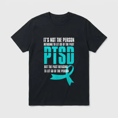 PTSD Awareness Veterans Mental Health T-Shirt – Classic T-Shirt in Black