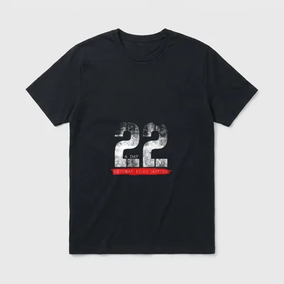 Military Veteran Lives Matter T-Shirt – Classic T-Shirt in Black