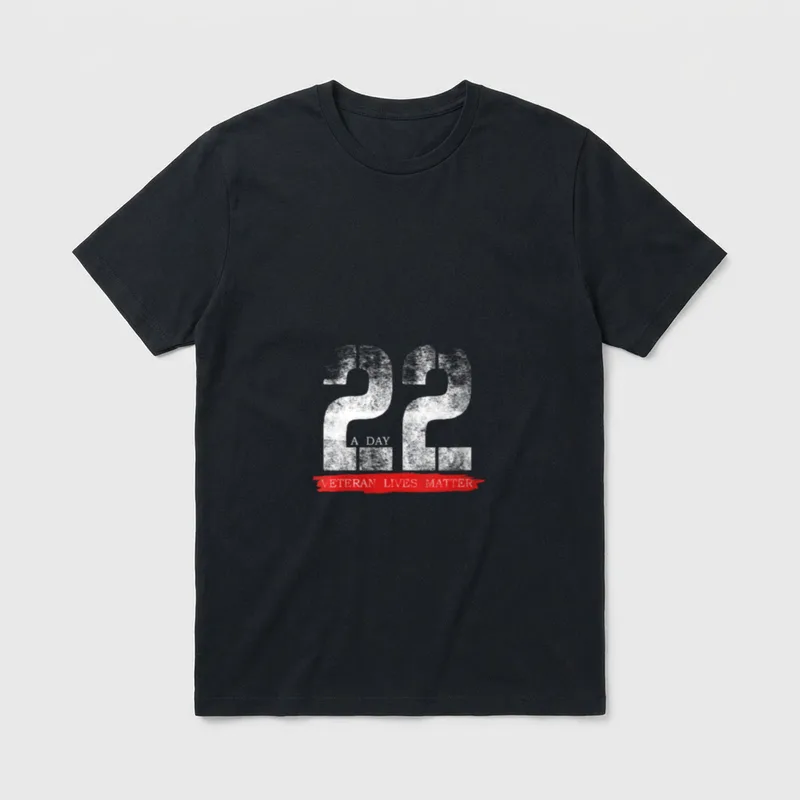 Military Veteran Lives Matter T-Shirt – Classic T-Shirt in Black