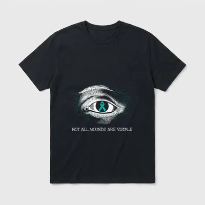 Veteran PTSD Awareness Suicide T-Shirt – Classic T-Shirt in Black