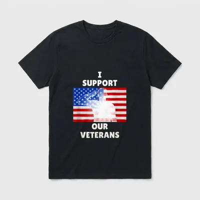 Military Troops Appreciation T-Shirt – Classic T-Shirt in Black