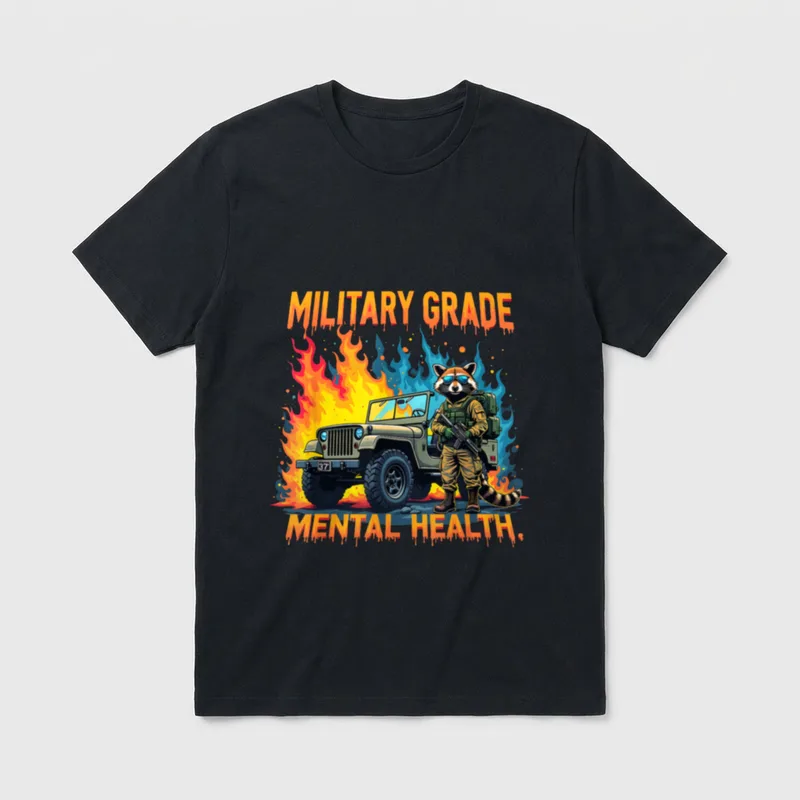 Military Mental Health Warrior T-Shirt – Classic T-Shirt in Black