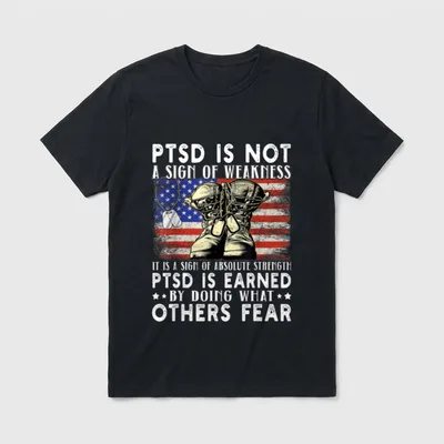 Sign of Weakness Veteran T-Shirt – Classic T-Shirt in Black