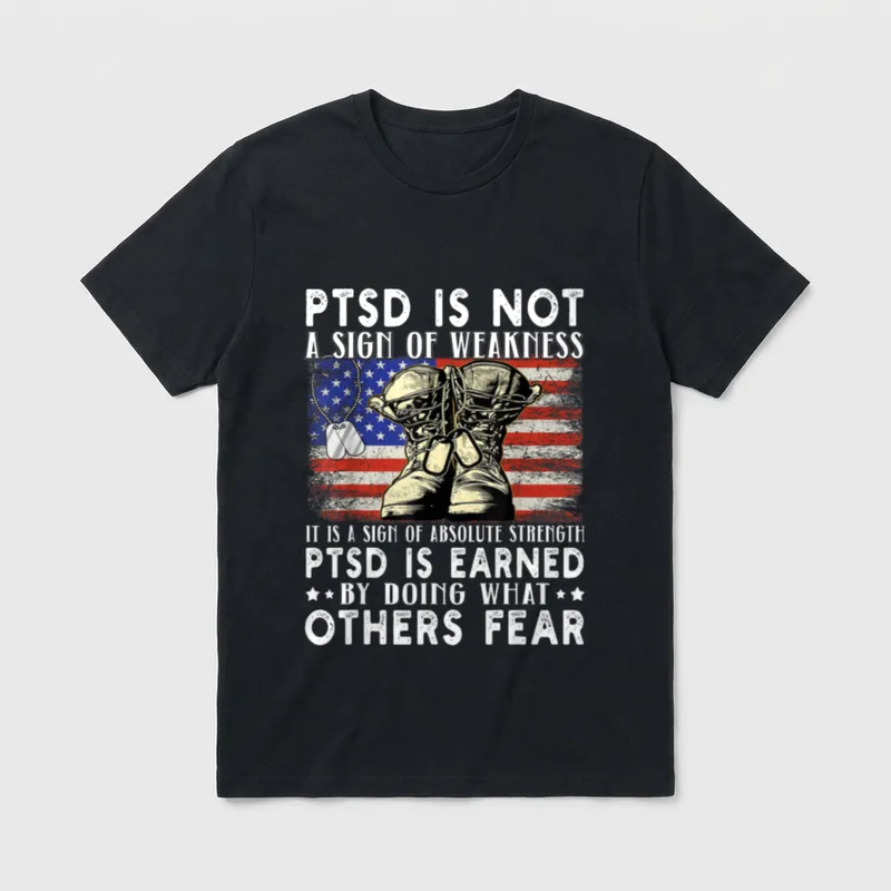 Sign of Weakness Veteran T-Shirt – Classic T-Shirt in Black