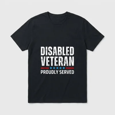 Veteran Disability Awareness T-Shirt – Classic T-Shirt in Black