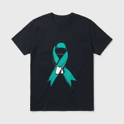 Veteran PTSD Awareness Suicide Prevention Military T-Shirt – Classic T-Shirt in Black