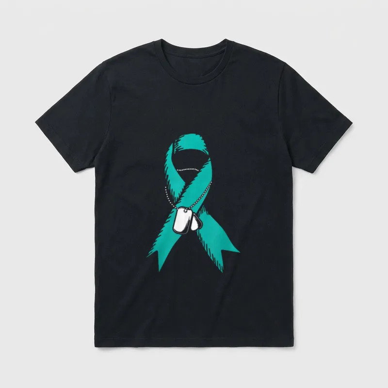 Veteran PTSD Awareness Suicide Prevention Military T-Shirt – Classic T-Shirt in Black