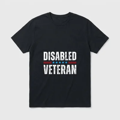 Disabled Veteran Classic T-Shirt – Classic T-Shirt in Black