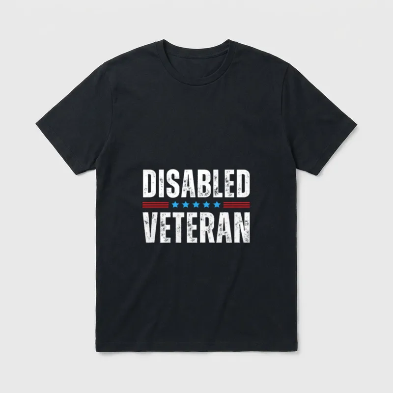 Disabled Veteran Classic T-Shirt – Classic T-Shirt in Black