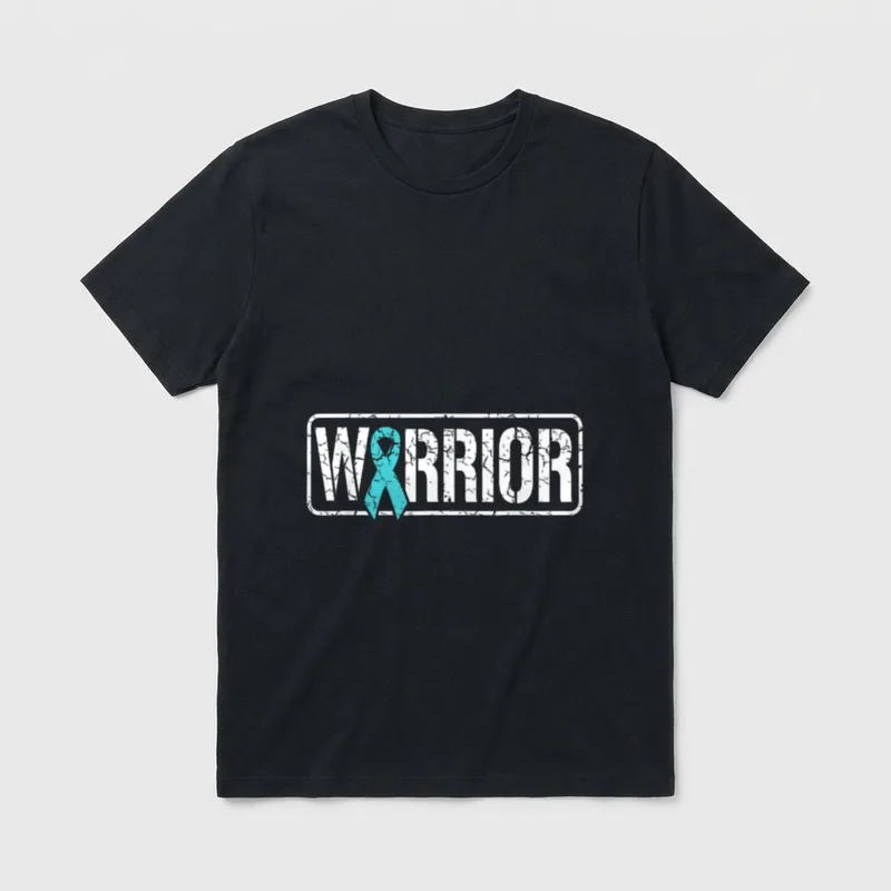 PTSD Awareness Military Warrior Ribbon 22 T-Shirt – Classic T-Shirt in Black