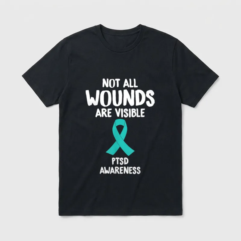Veteran Wounds T-Shirt – Classic T-Shirt in Black