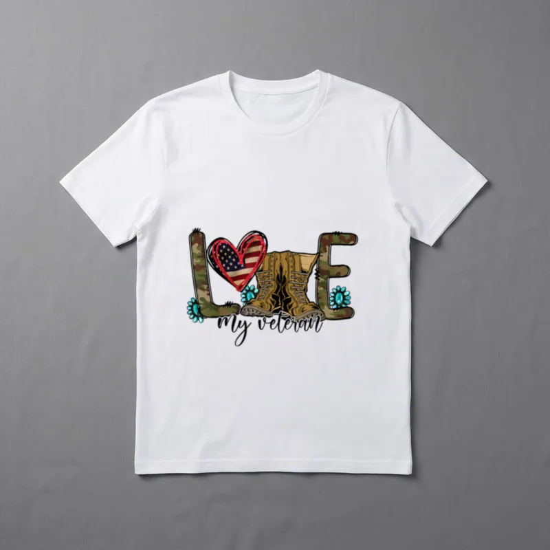 Military Wife Army Veteran T-Shirt – Classic T-Shirt in Black