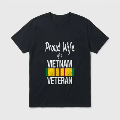 Veteran's Wife Pride T-Shirt – Classic T-Shirt in Black