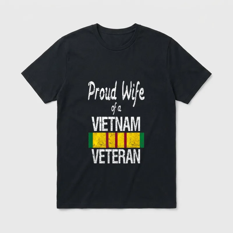 Veteran's Wife Pride T-Shirt – Classic T-Shirt in Black