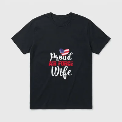 Air Force Spouse Military T-Shirt – Classic T-Shirt in Black