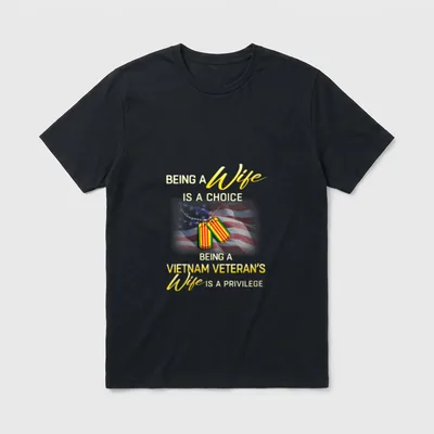 Vietnam Veteran's Wife T-Shirt – Classic T-Shirt in Black