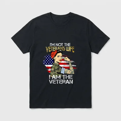 I Am The Veteran T-Shirt – Classic T-Shirt in Black