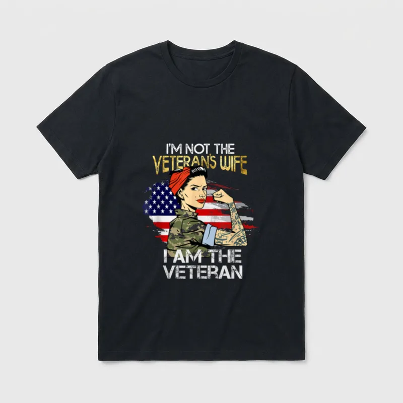 I Am The Veteran T-Shirt – Classic T-Shirt in Black