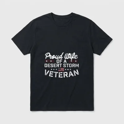 Military Spouse Appreciation T-Shirt – Classic T-Shirt in Black