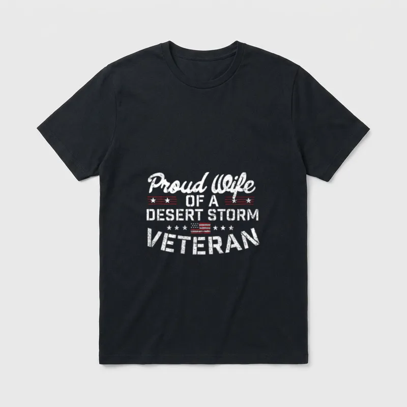 Military Spouse Appreciation T-Shirt – Classic T-Shirt in Black