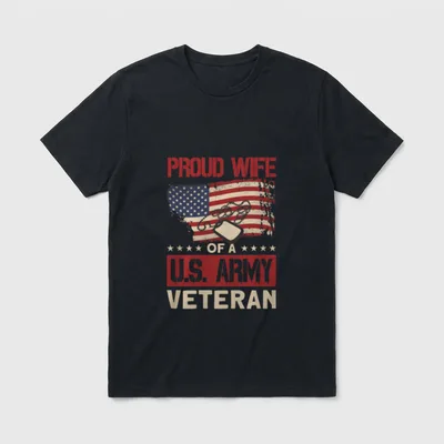 Soldier Wife Pride T-Shirt – Classic T-Shirt in Black