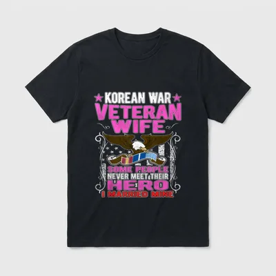 Military Veteran Spouse Pride T-Shirt – Classic T-Shirt in Black
