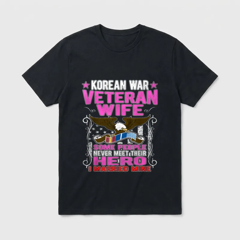 Military Veteran Spouse Pride T-Shirt – Classic T-Shirt in Black