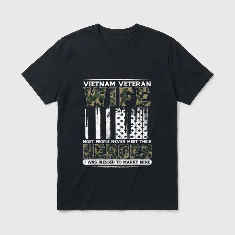 Military Spouse Heroes T-Shirt – Classic T-Shirt in Black