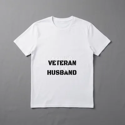Military Wife Veteran Husband T-Shirt – Classic T-Shirt in Black