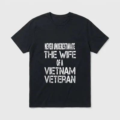 Veteran's Wife Strength T-Shirt – Classic T-Shirt in Black
