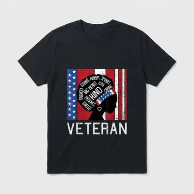 Military Wife Patriotic T-Shirt – Classic T-Shirt in Black