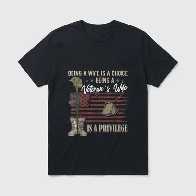 Being a Wife Is Choice Spouse T-Shirt – Classic T-Shirt in Black