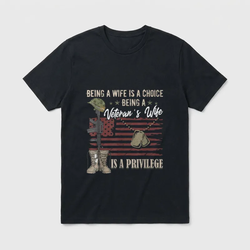 Being a Wife Is Choice Spouse T-Shirt – Classic T-Shirt in Black