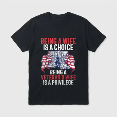 Being a Wife Is Choice Who T-Shirt – Classic T-Shirt in Black