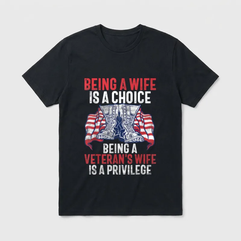 Being a Wife Is Choice Who T-Shirt – Classic T-Shirt in Black
