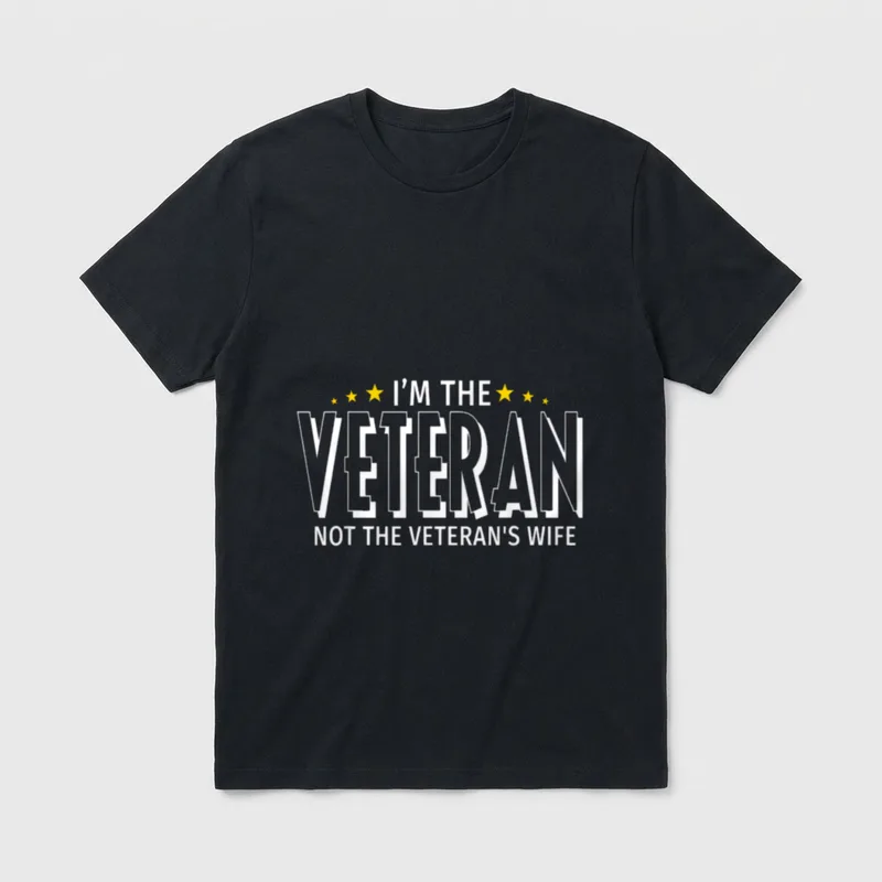 I'm the Veteran Not Veteran's Perfect T-Shirt – Classic T-Shirt in Black