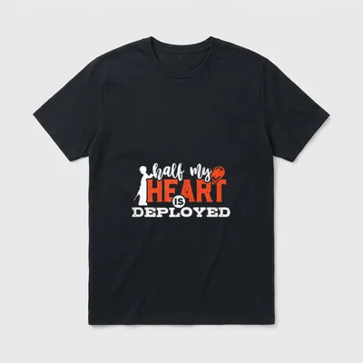 Proud Military Wife Husband Soldier Veteran T-Shirt – Classic T-Shirt in Black