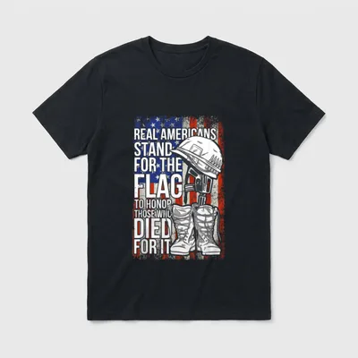 US Veteran Patriot T-Shirt – Classic T-Shirt in Black