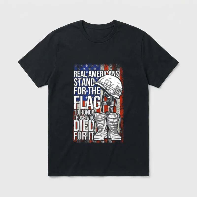 US Veteran Patriot T-Shirt – Classic T-Shirt in Black