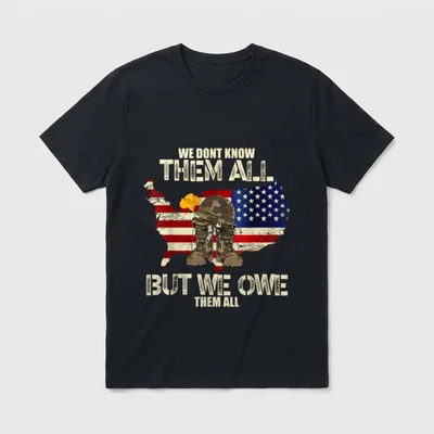 Honoring All Veterans T-Shirt – Classic T-Shirt in Black