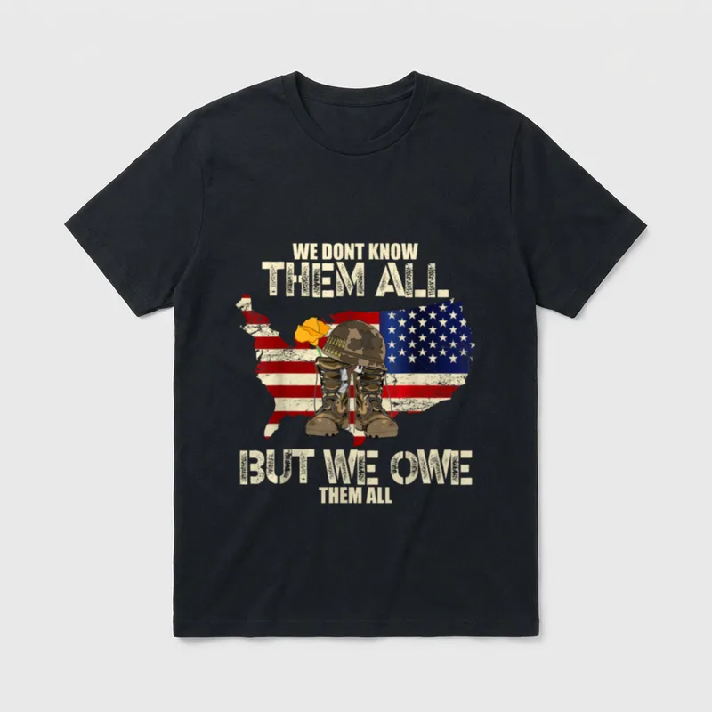 Honoring All Veterans T-Shirt – Classic T-Shirt in Black