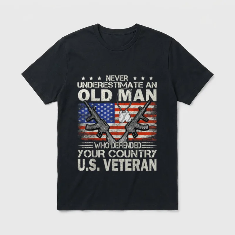 Veterans Day Patriot T-Shirt – Classic T-Shirt in Black