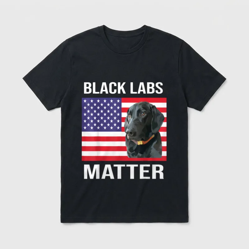Black Labs Lives Matter T-Shirt – Classic T-Shirt in Black