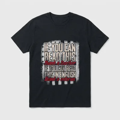 Veterans Day Teacher T-Shirt – Classic T-Shirt in Black