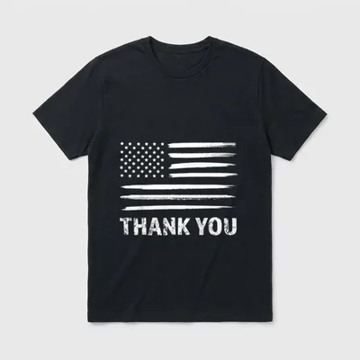 Thank You Veterans Veterans Veterans Day Shirts T-Shirt – Classic T-Shirt in Black
