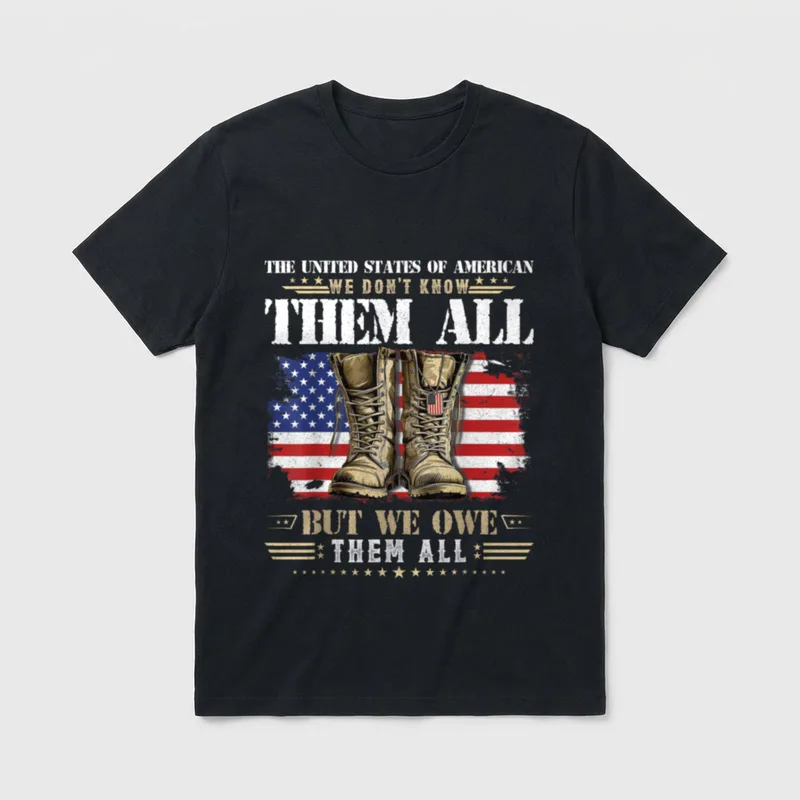 Military Pride Veteran T-Shirt – Classic T-Shirt in Black