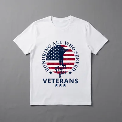 Thank You Veteran Appreciation T-Shirt – Classic T-Shirt in Black