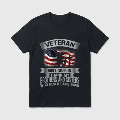 Veteran Don T-Shirt – Classic T-Shirt in Black