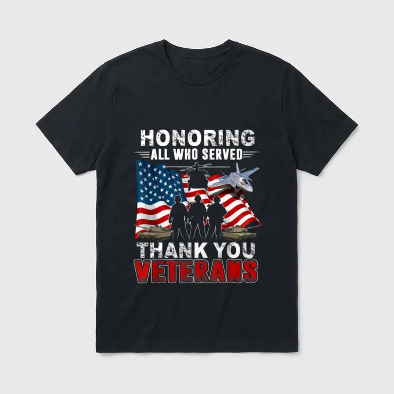 All Who Served Thank You Show T-Shirt – Classic T-Shirt in Black